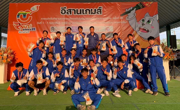 "มทร.ธัญบุรี" เชือดรัตนโกสินทร์ 1-0 ซิวแชมป์ฟุตบอล ราชมงคลฯอีสานเกมส์ 68