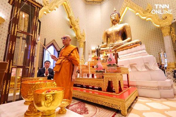 จัดสร้าง พระพุทธรูปทองคำ สมทบทุนสร้างอาคารโรงพยาบาลรามาธิบดีแห่งใหม่