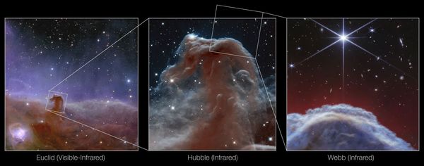 NASA เผยแพร่ภาพ เนบิวลาหัวม้าใหม่ ถ่ายโดยกล้องโทรทรรศน์อวกาศเจมส์ เวบบ์e