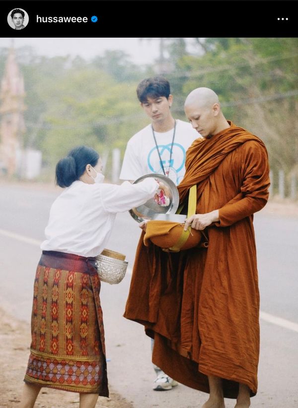 เด็กวัดคนนี้หน้าคุ้นๆ เข้ม หัสวีร์ ขอเดินบิณฑบาตพร้อม  หลวงพี่ยูโร (มีคลิป)