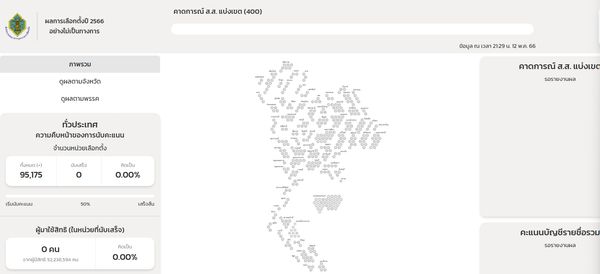 เลือกตั้ง 2566 แจกลิงก์รายงานผลการเลือกตั้งเรียลไทม์ อย่างไม่เป็นทางการ คลิกที่นี่ 