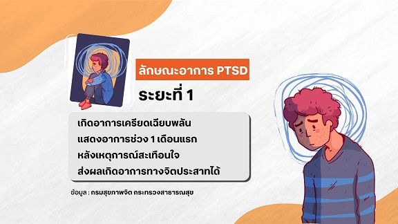 รู้จักโรคเครียดจากเหตุสะเทือนขวัญ หรือ ภาวะ PTSD