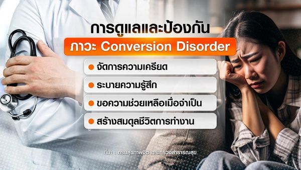 ภาวะ Conversion Disorder ความผิดปกติทางร่างกายจากจิตใจ