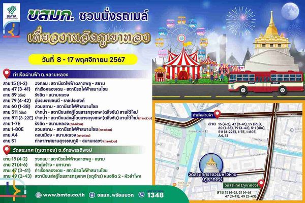 ปฏิทินท่องเที่ยว เดือนพฤศจิกายน 2567 มีเทศกาล-กิจกรรมที่น่าสนใจอะไรบ้าง?