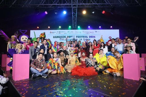 ติ๊นา-เกรซ นำทัพคนบันเทิง ร่วมเปิดเทศกาล Bangkok Pride Festival 2024 : Celebration of Love