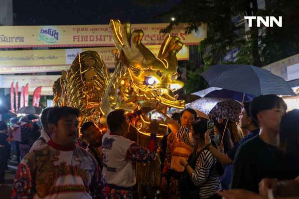 อลังการพิธีเปิดงานเจเยาวราช ผัดหมี่มงคล มังกรทอง ขบวนแห่รถบุปผชาติ 