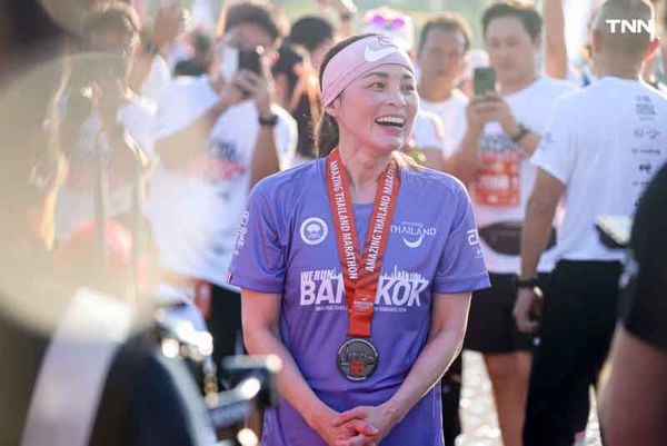 ประมวลภาพ พระราชินี ทรงร่วมกิจกรรมวิ่งผ่าเมือง Amazing thailand Marathon Bangkok 2024