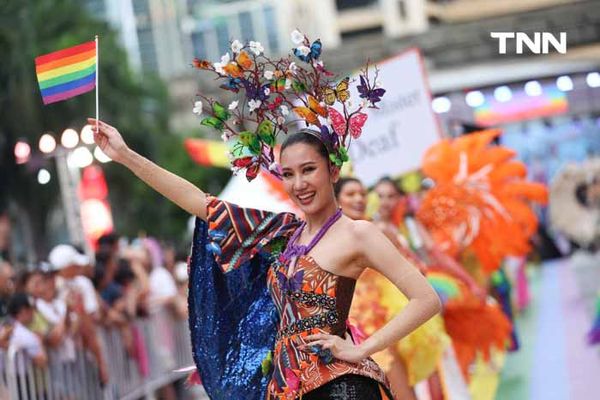 LGBTQIAN+ คนดังกว่า 500 ชีวิต บน Rainbow Runway ยาว 80 เมตร ร่วมฉลอง Pride Month