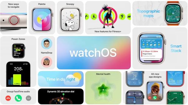 แอปเปิลเปิดตัว WatchOS10 พร้อมฟีเจอร์เด็ดดูแลสุขภาพจิตและสายตา