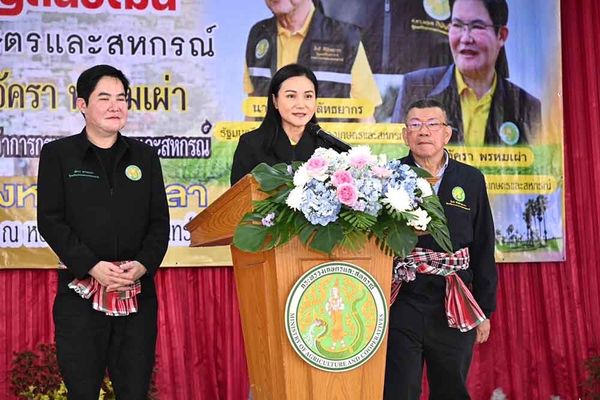 รมว.เกษตรฯ ลงพื้นที่จังหวัดสงขลา ติดตามการบริหารจัดการน้ำ