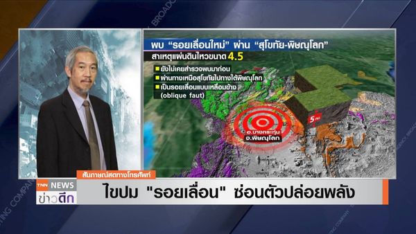 TNN Exclusive : ไขปม รอยเลื่อน ซ่อนตัวปล่อยพลังได้ในอนาคต