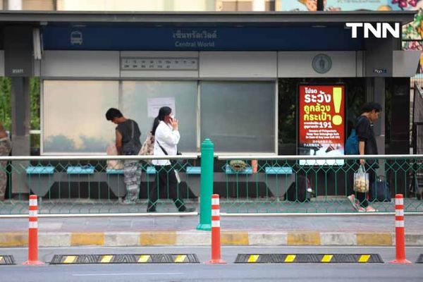 Bus Lane ราชประสงค์ แก้ปัญหารถจอดแช่หน้าป้ายรถเมล์