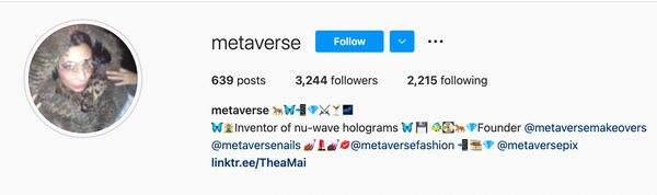 Instagram ขอโทษที่บล็อกผู้ใช้งานชื่อ 'metaverse'