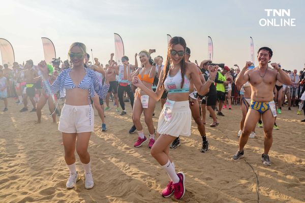 ใส่บิกินีอวดหุ่นสวย นักวิ่งกว่า 4,000 คน ร่วมวิ่งริมหาดพัทยา