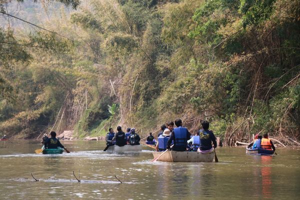 พิษณุโลก! ล่องเรือ เปิดท่องเที่ยวชมแก่งฮอม สามพันโบก