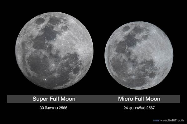 ชมภาพความงาม ‘ดวงจันทร์เต็มดวงไกลโลกที่สุดในรอบปี’ คืนวันมาฆบูชา