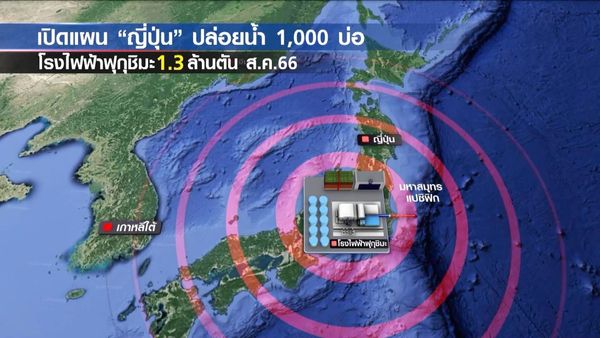 “น้ำปนเปื้อนกัมมันตรังสี”  โรงไฟฟ้านิวเคลียร์ “ฟุกุชิมะ”ปลอดภัย?  