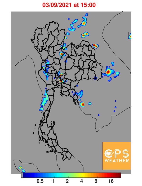 สภาพอากาศวันนี้ ช่วงเวลาไหน ฝน ตกหนัก-เบาเช็กเลย!