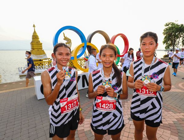 เดิน-วิ่ง OLYMPIC DAY 2022 กีฬาเพื่อคนรักสุขภาพทั้งทางบกและทางน้ำ 