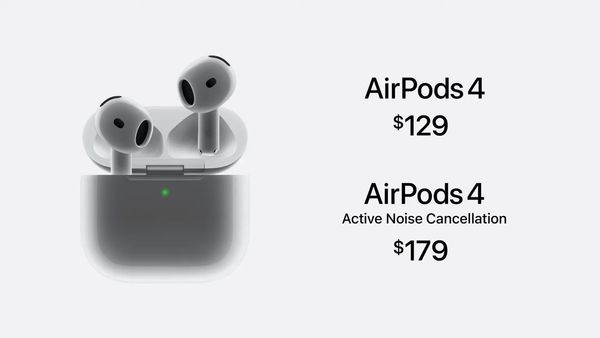 Apple เปิดตัว AirPods4 สวมใส่สบายมากขึ้น เสียงดีขึ้น อัปเกรดชิปเป็น H2 มี 2 รุ่นย่อย