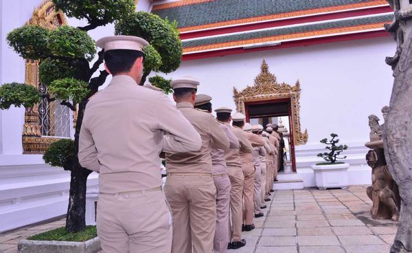 ปลัดมหาดไทย นำฝึกซ้อมเชิญน้ำศักดิ์สิทธิ์