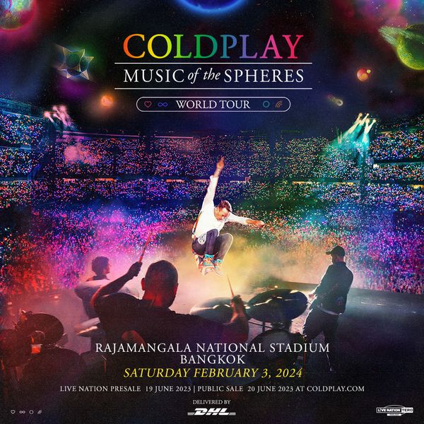 สิ้นสุดการรอคอย! COLDPLAY ประกาศจัดเวิลด์ทัวร์ในไทย 3 กุมภาพันธ์ 2567