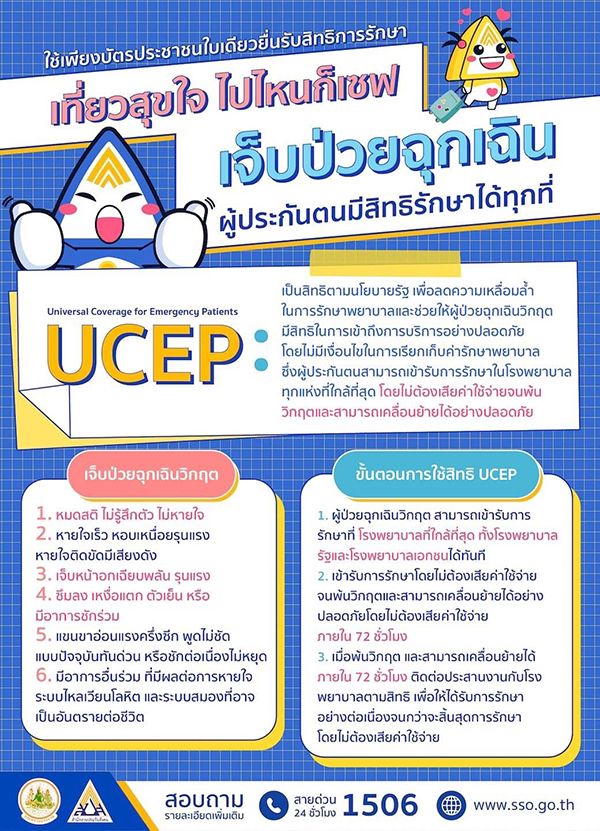 สิทธิประกันสังคม ประสบอันตราย-เจ็บป่วยฉุกเฉินใช้ได้ทันที