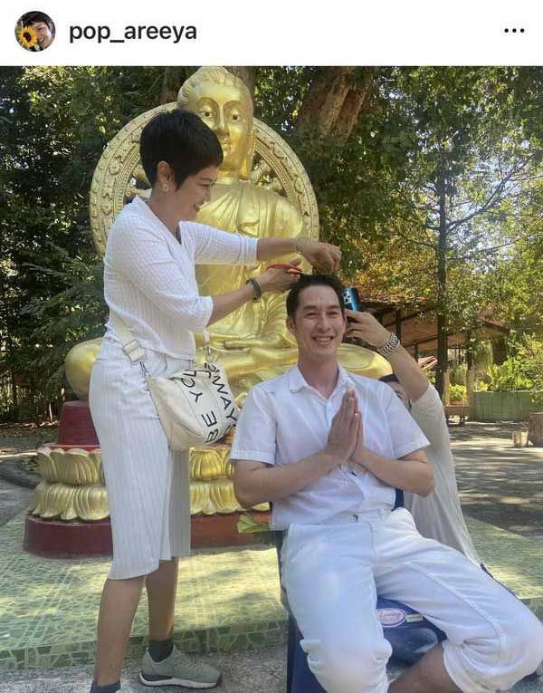 อั๊ต อัษฎา เข้าพิธีอุปสมบทศึกษาพระธรรม รับฉายา กิตฺติฐาโน