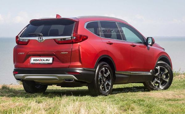 ภาพหลุด Honda CR-V ไมเนอร์เช้นจ์ ปรับหน้า-ท้ายใหม่