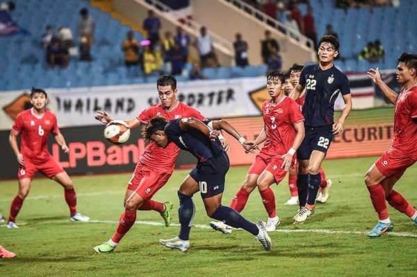 ไทย บุกชนะ เวียดนาม 2-1 ฟุตบอล LP BANK CUP 2024