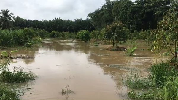 น้ำท่วมกระบี่ ฝนตกหนัก-น้ำหลาก เตือนประชาชนขนของขึ้นที่สูง 