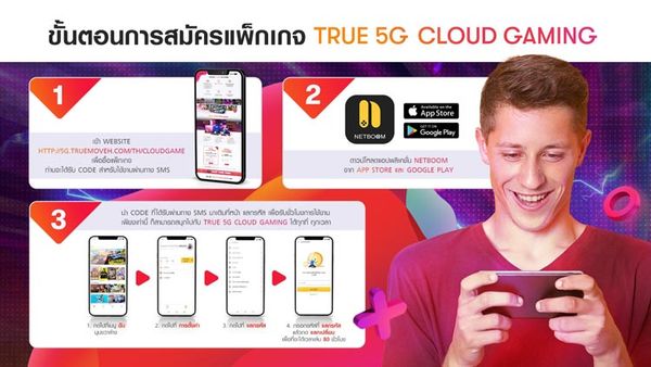 True 5G Cloud Gaming by Netboom ปฏิวัติการเล่นเกม PC & Console บนสมาร์ทโฟน !!