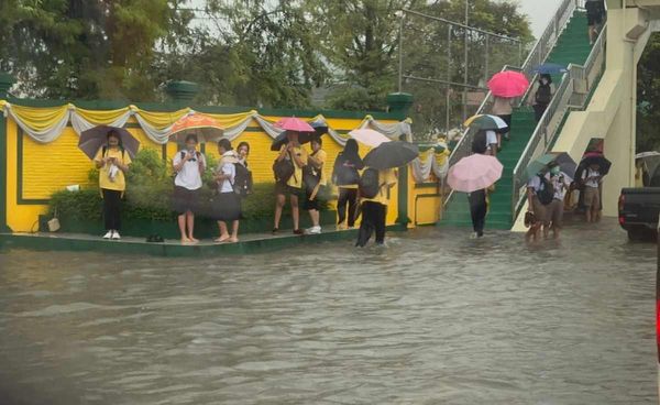 ฝนถล่มพัทลุง 3 ชม.น้ำท่วมหลายจุด 