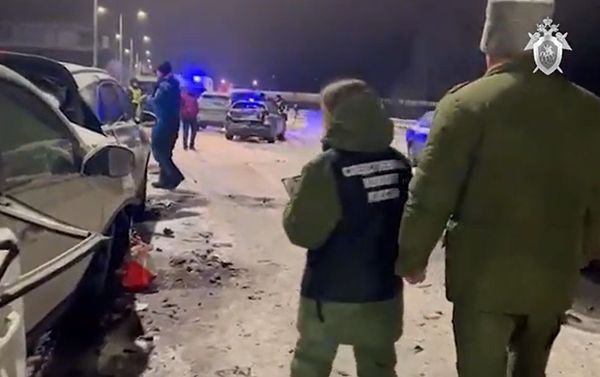 หิมะตกหนัก! เปิดภาพรถชนกัน 50 คันรวดในรัสเซีย เสียชีวิต 4 ราย