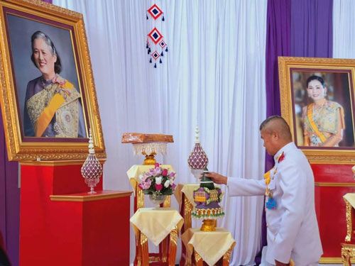 วัดบางคลาน หลวงพ่อเงิน จัดพิธีอุปสมบทหมู่เฉลิมพระเกียรติ  211 รูป