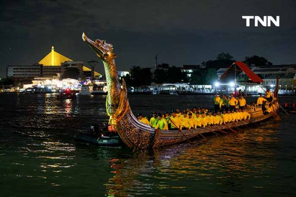 อัญเชิญ “เรือพระที่นั่งสุพรรณหงส์” ลงน้ำเตรียมการจัดขบวนพยุหยาตราทางชลมารค