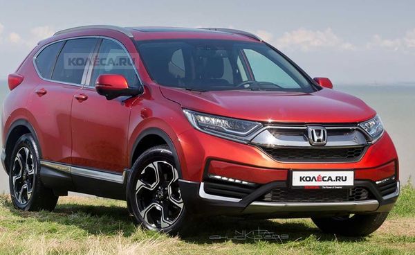 ภาพหลุด Honda CR-V ไมเนอร์เช้นจ์ ปรับหน้า-ท้ายใหม่