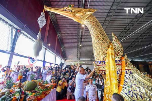 กองทัพเรือจัดพิธีบวงสรวง เรือพระราชพิธี ในพระราชพิธีทรงบำเพ็ญพระราชกุศลถวายผ้าพระกฐินโดยขบวนพยุหยาตราทางชลมารค