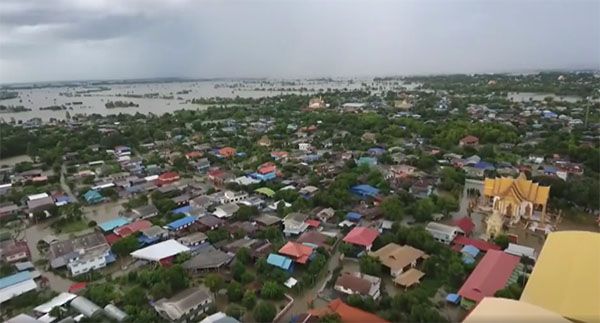 ลพบุรียังวิกฤต!อำเภอบ้านหมี่-ชัยบาดาลระดับน้ำเพิ่มสูงต่อเนื่อง