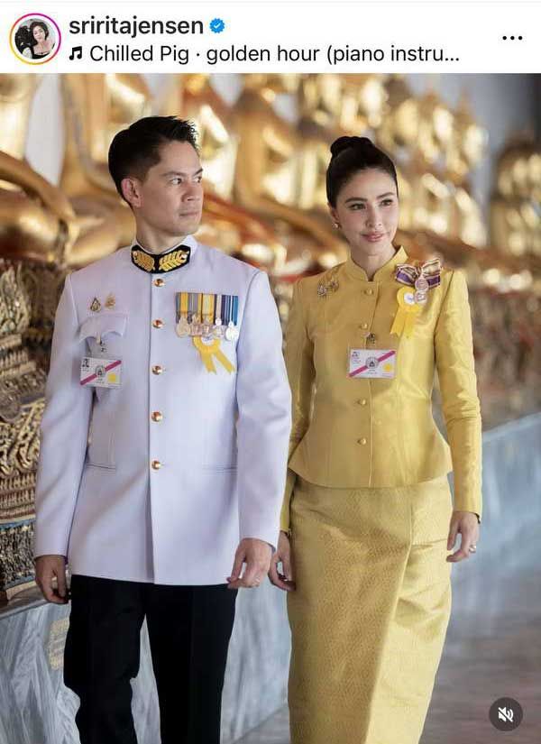 ศรีริต้า-กรณ์ ปลื้ม!ร่วม พระราชพิธีทรงบำเพ็ญพระราชกุศลถวายผ้าพระกฐิน