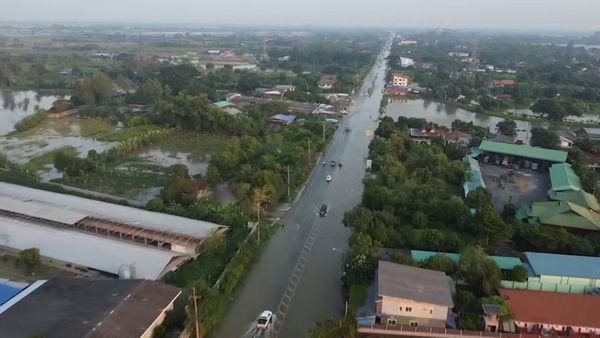 สรุปสถานการณ์ เขื่อนเจ้าพระยา 20 ต.ค. ระบายน้ำลดลง-เหนือเขื่อนยังอ่วม