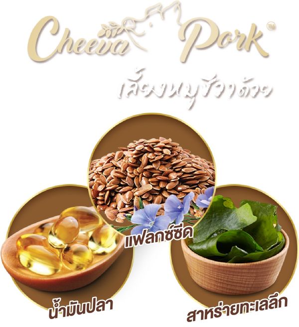 “หมูชีวา” นวัตกรรมเนื้อหมูมีโอเมก้า-3 ดีต่อสุขภาพ