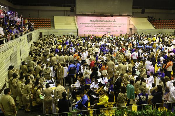 เลือกตั้ง 2566 ประมวลภาพพรรคการเมืองนำทีมสมัครส.ส.แบบแบ่งเขตกทม.