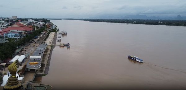 เปิด วิกฤตลุ่มน้ำโขง บึงกาฬกระทบสร้างสะพานไทยลาว-นครพนม เตือน 4 อำเภอรับน้ำ 