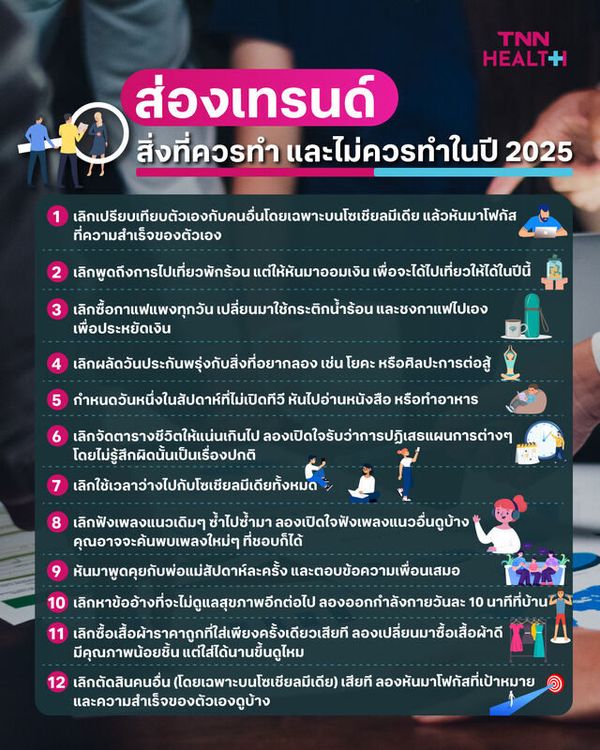 ส่องเทรนด์ สิ่งที่ควรทำ และไม่ควรทำในปี 2025