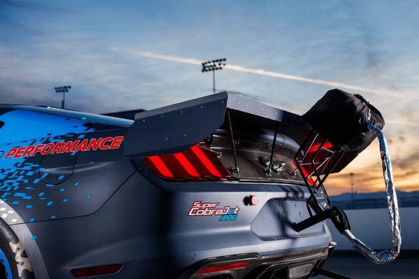 เผยโฉม Super Cobra Jet 1800 EV เร็วที่สุดในโลก ตำนานบทใหม่ของ Ford Mustang