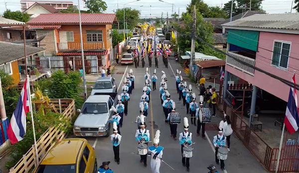 เปิดภาพกรุงเก่าจัดช้าง 10 เชือก เดินขบวนเฉลิมพระเกียรติ 