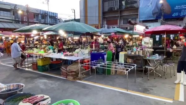 ตลาดสดเทศบาลนครนนทบุรีเปิดวันแรก-เข้มมาตรการป้องกันโควิด