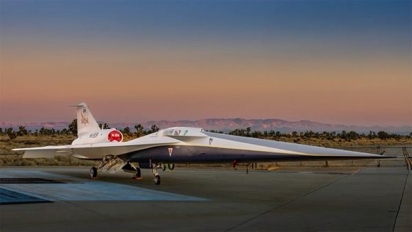  NASA เปิดตัวเครื่องบินความเร็วเหนือเสียง X-59 อย่างเป็นทางการ