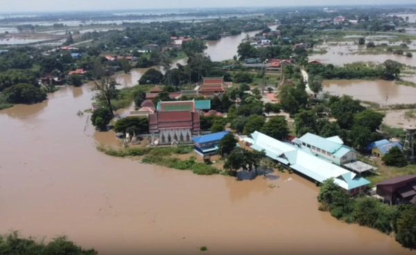 เขื่อนเจ้าพระยาเร่งระบาย อยุธยาฯ ท่วมแล้ว 6 อำเภอ